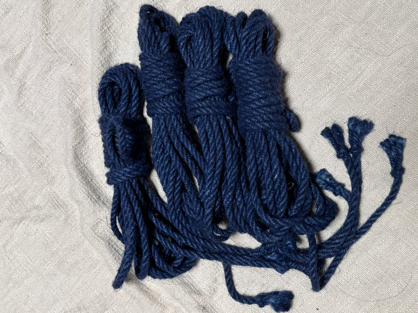 Indigo Blue 8m Jute Shibari Rope
