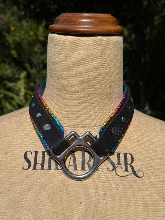 Play sub collar - rainbow. on Sale Special! Sale -reduced to $95