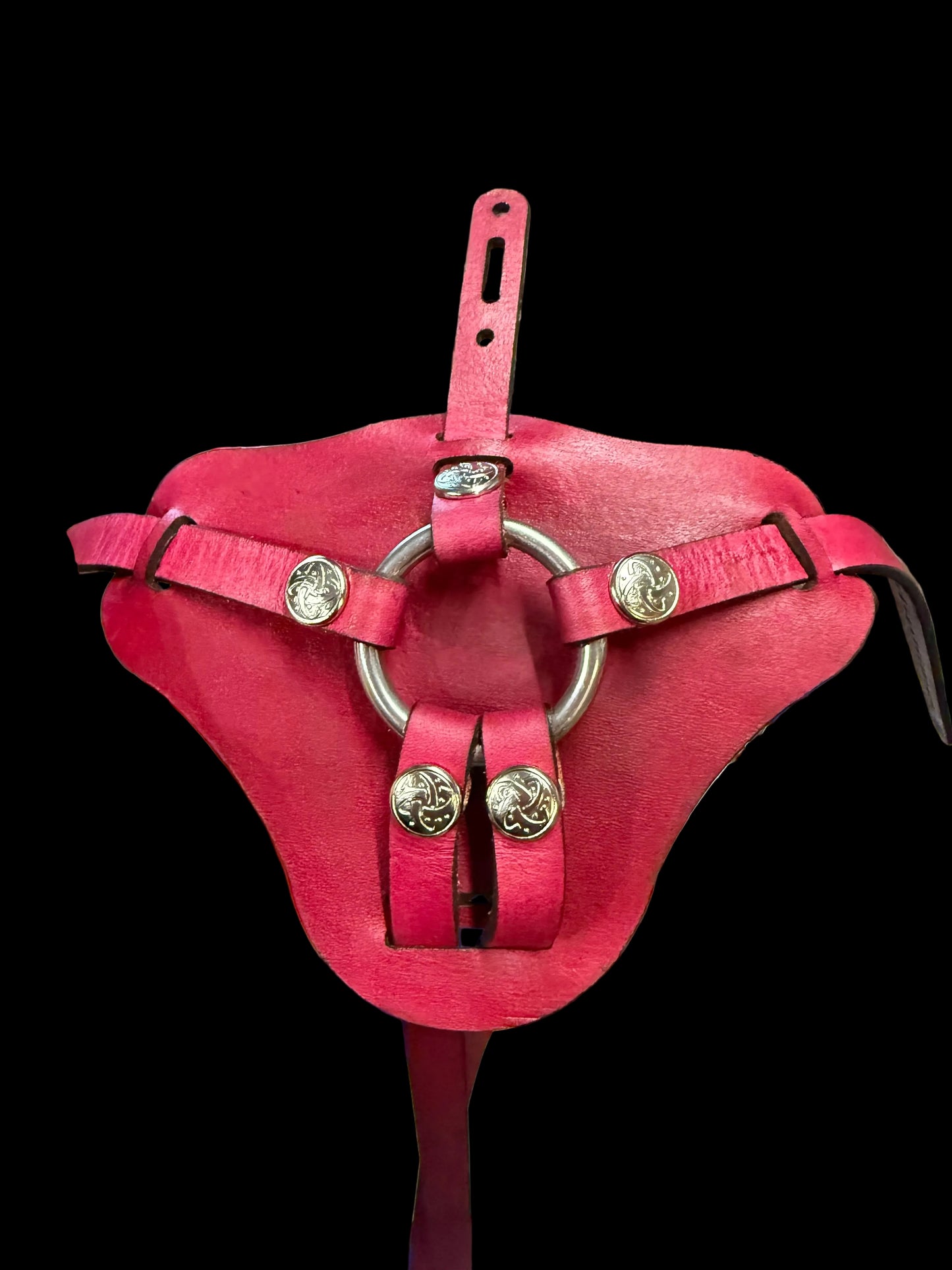 Custom Hand dyed Adjustable Strap-on Harness
