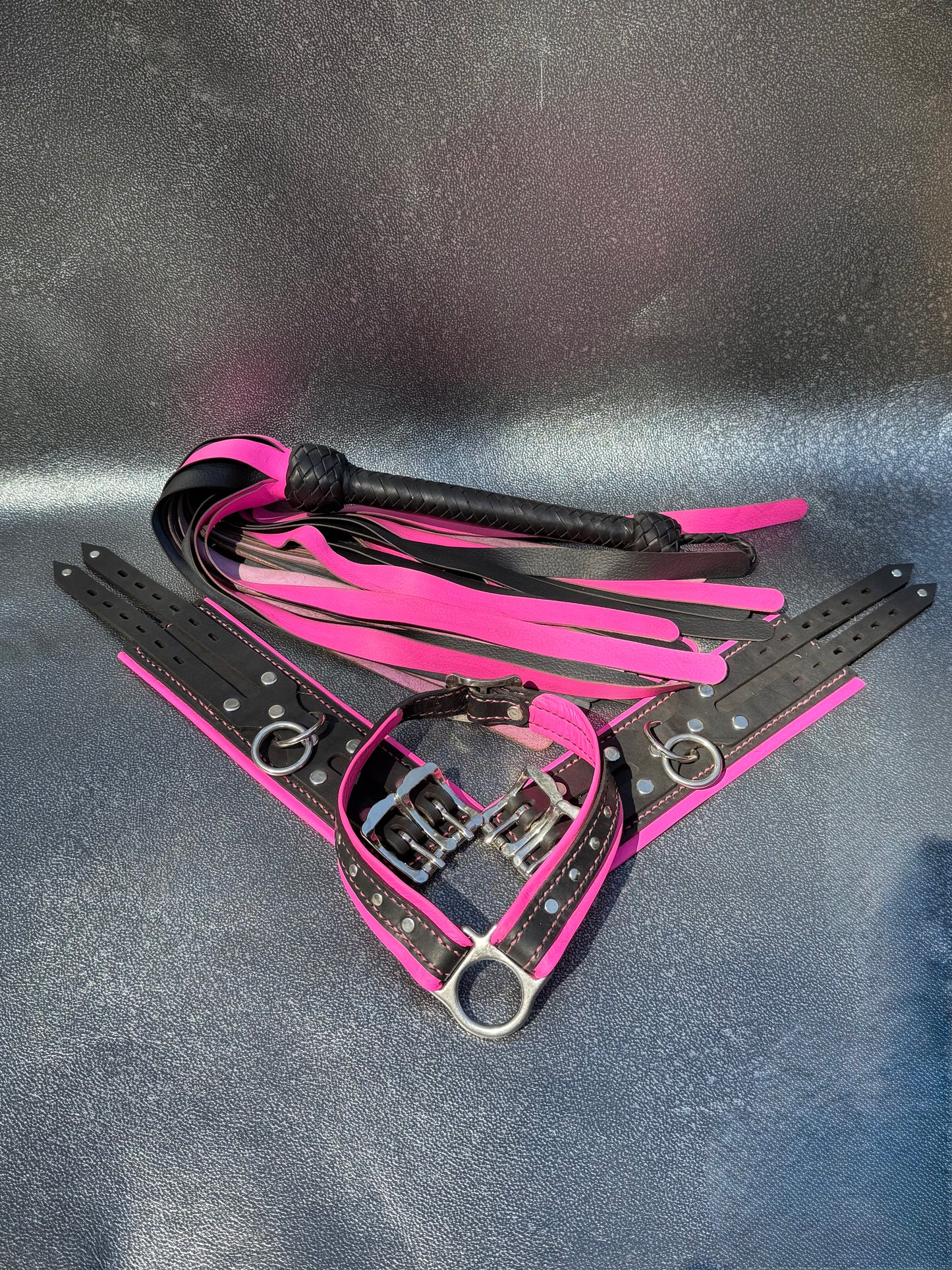 Pink padded kink cuffs ( cuffs only)