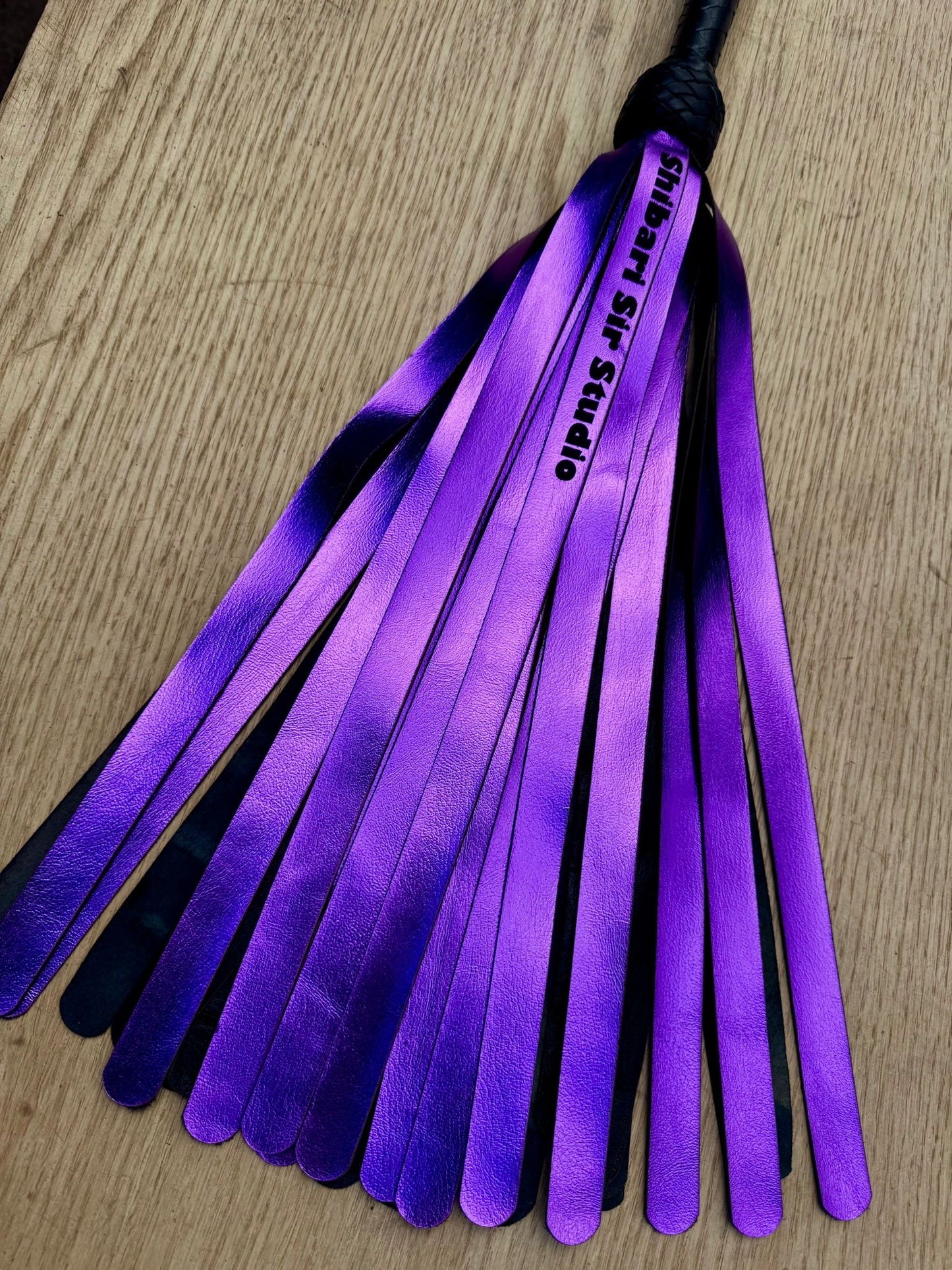 Standard metallic vampire purple flogger