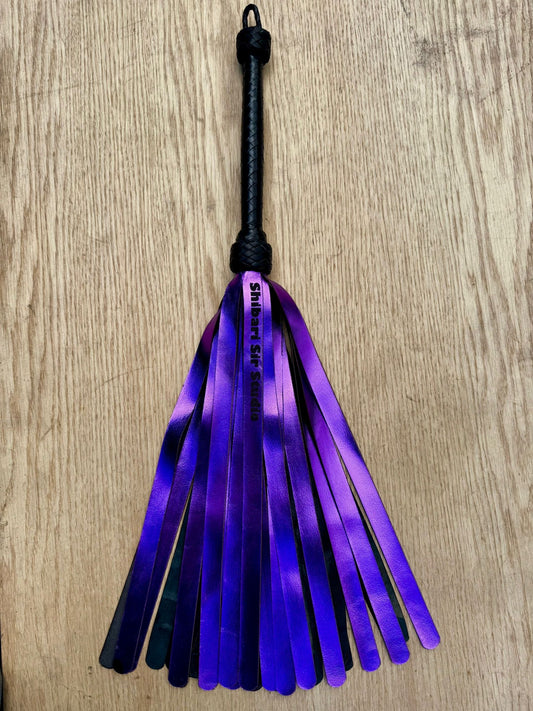 Standard metallic vampire purple flogger