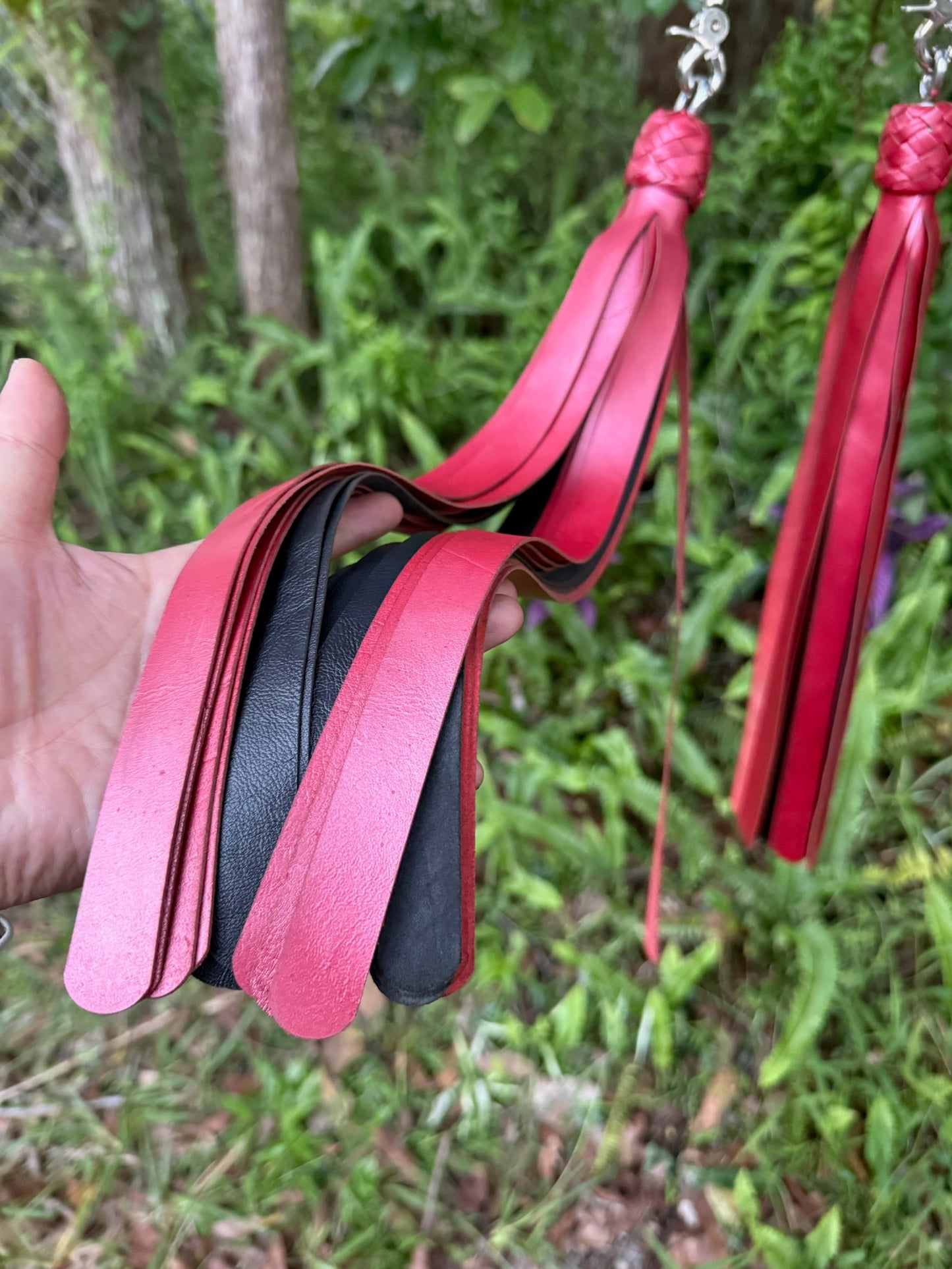 Florentine Floggers - Back and  Metalic Red - A pair