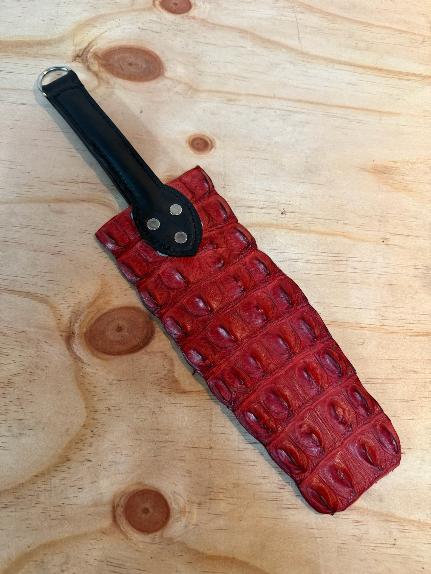 Australian Crocodile flapper paddle - Red