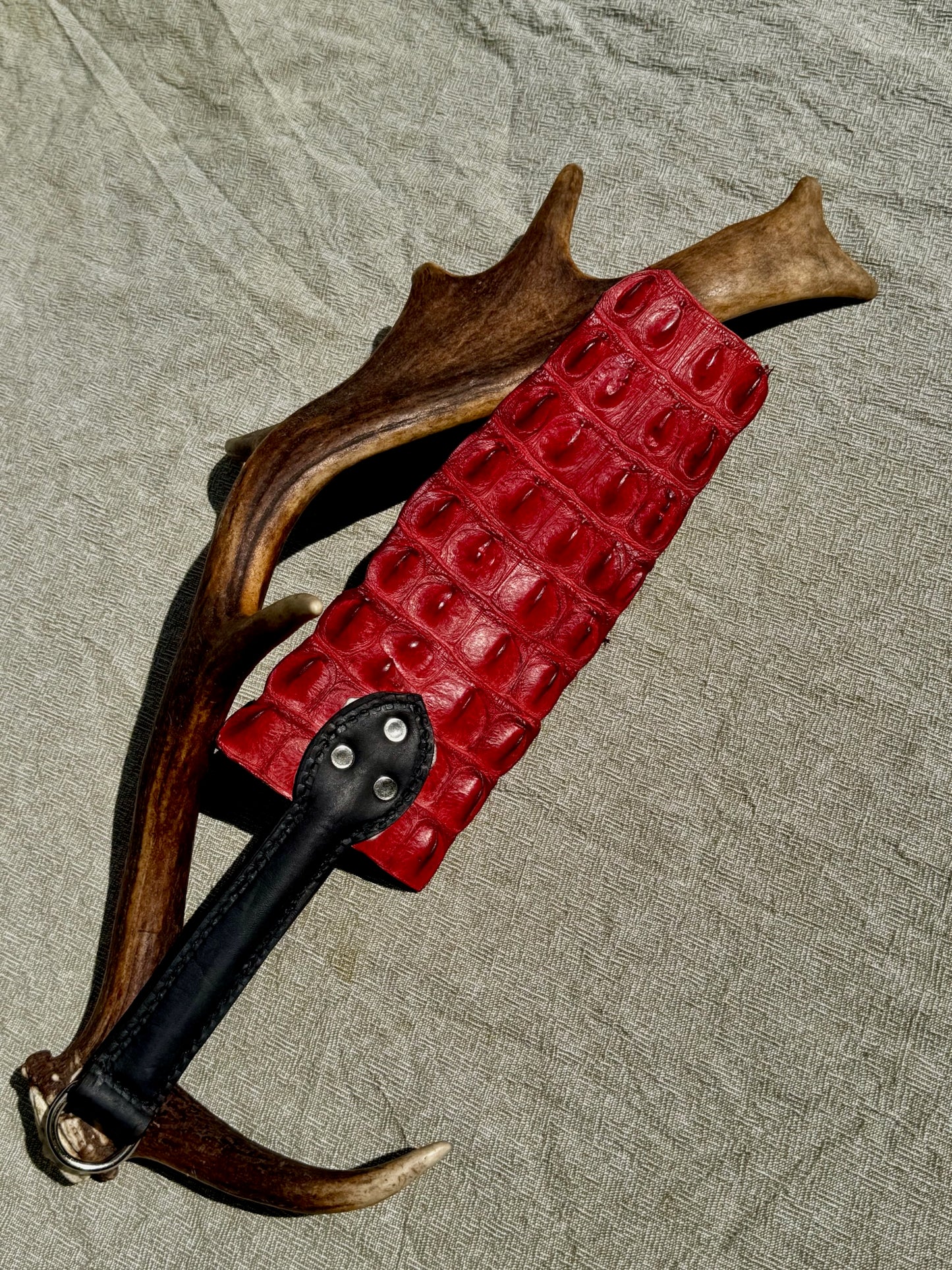 Australian Crocodile flapper paddle - Red