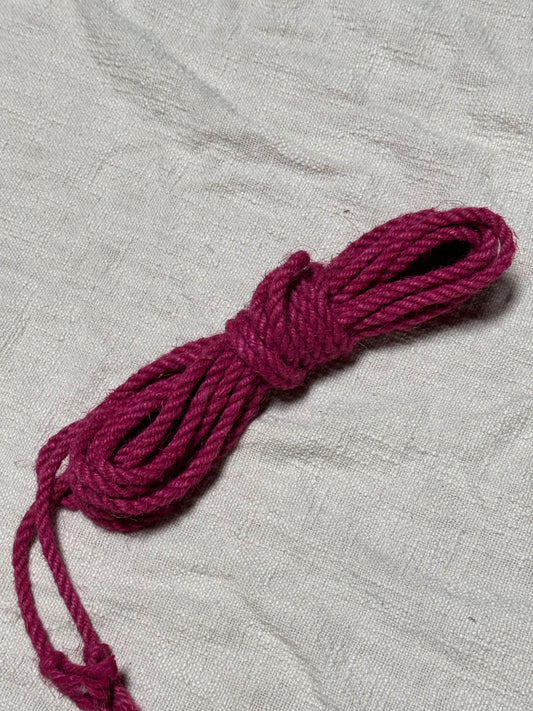 Fuscia 8m Jute Shibari Rope