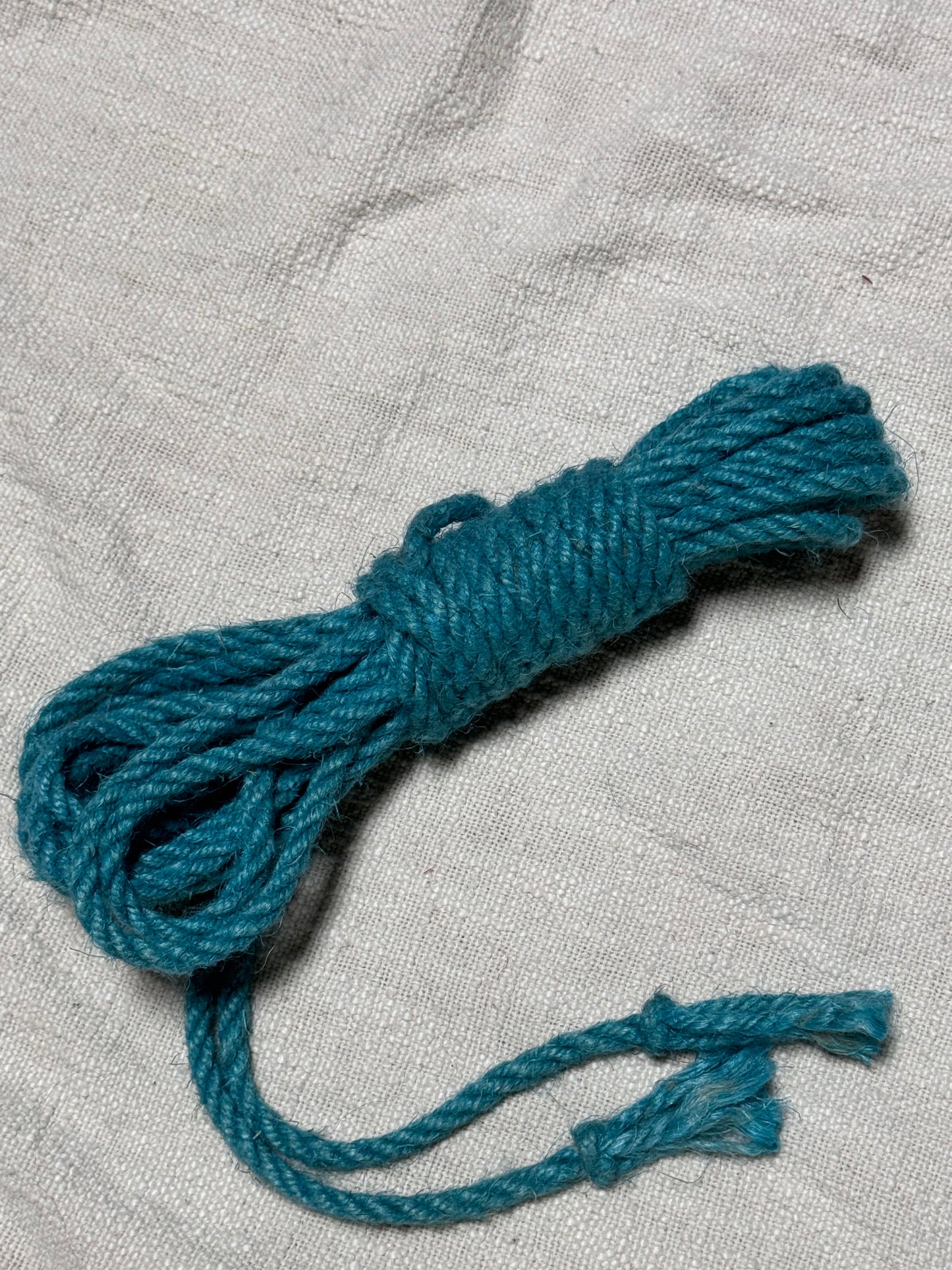 Teal  8m Jute Shibari Rope
