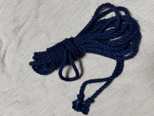 Indigo Blue 8m Jute Shibari Rope